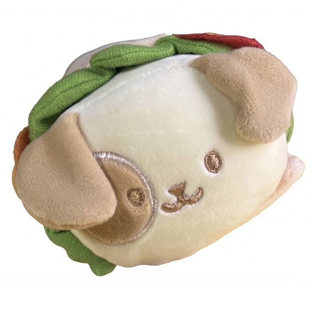 Anirollz Sanrio Puppiroll Burrito Plush Wrap Kawaii Foodie Stuffed Animal Dog
